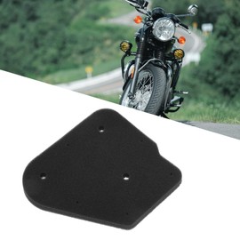 BULLSPANN Motorrad-Luftfilter-Pads, Motorradteile-Zentrum Luftreiniger-Element, Motorrad-Luftfilter-Schaumstoff-Pad für YAMAHA JOG Vino, Schwarz