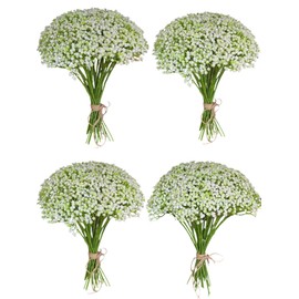 E&Oseller 34 Pcs, Artificial Flowers, Flores artificiales para decoracion, Adjustable Length, Babys Breath Artificial Flowers, Babys Breath, Event Decoration, Baby Breath Flowers Artificial Bulk