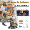 (Akeleo)Remote Control Excavator Toy Set 2.4GHz 680, ideal gift for