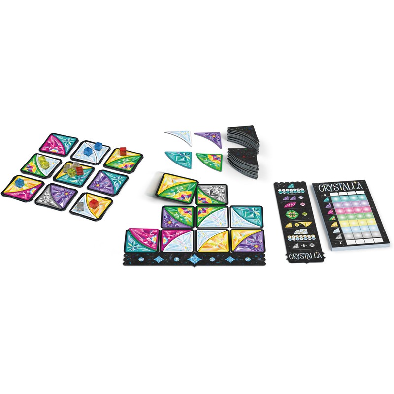 Schmidt Spiele 49471 Crystalla Family Game Tile-based Game