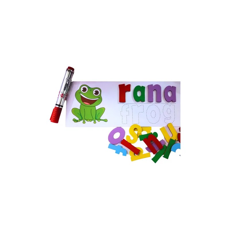 Juego Didacticos De Palabras Montessori Juego De Ortografía