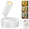 Kimjo Spot Lights Indoor, Rechargeable Plant Spotlight Indoor, Wireless LED