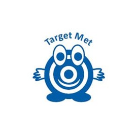 Trodat 62189 "Target Met" Classmates Education Stamp