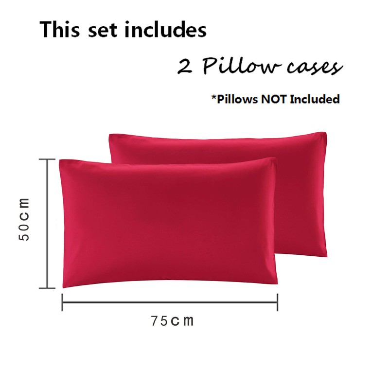 Sonia Moer Super Soft Brushed Microfibre Pillowcases - Non Iron