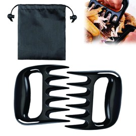 EUYKQNOI Pulled Pork Krallen, Grillzubehör Männer Geschenk, Meat Claws zum zupfen & fixieren von Fleisch, Grill Zubehör Rostfreier Stahl, Pulled Pork Rub für Grillliebhaber,2 Stück