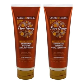Creme Of Nature - Activador de rizos de miel pura, tubo de 10.5 onzas (310 ml) (paquete de 2)