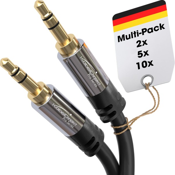 KabelDirekt KabelDirekt C Jack Cable, 3.5mm Aux/Audio Cable C 5x