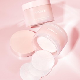 FEMMUE Rose Infused Toning Pads, 50 Sheets / 5.6 fl oz (160 ml), Keratolytic Care Toner Pad, Cosmetic Toner, Genuine Japan Product
