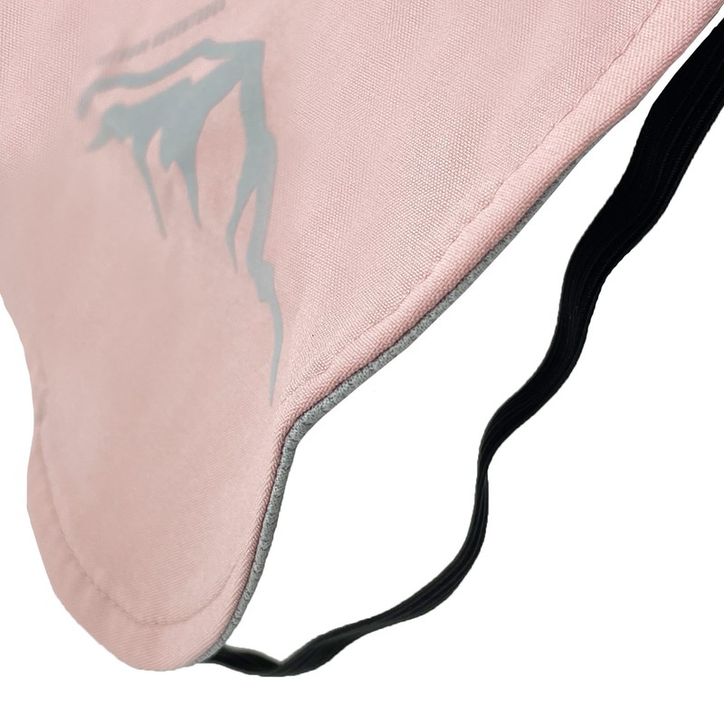 Huskimo Peak Dog Waterproof Raincoat, Dusty Pink, 73cm