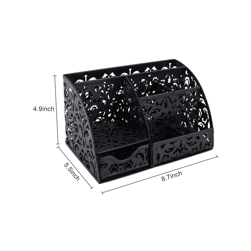 EasyPAG Office Accessories Desk Organizer Caddy with Drawer,Black