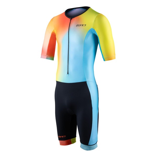 ZONE3 Men's Activate+ Short Sleeve Trisuit Made From 100% Recycled