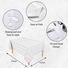 Table Cloth Tablecloths Square and Rectangular Premium Fabric Tablecloth, Waterproof