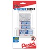 Pentel® Hi-Polymer® Eraser Combo Pack, White, Pack Of 15