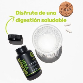 GLUTEN YES! | Suplemento Digestivo Natural con Enzimas, Probióticos y Jengibre | 30 Cápsulas Veganas | Apoya la Digestión de Alimentos con Gluten