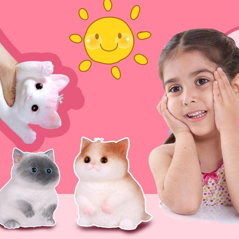 Large Squishy Cat Cute Taba Cat Squeeze Toy Simulation Cats