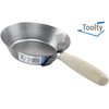 Toolty Masonry Scoop, Construction Pan - 185mm (7.28") - Wooden