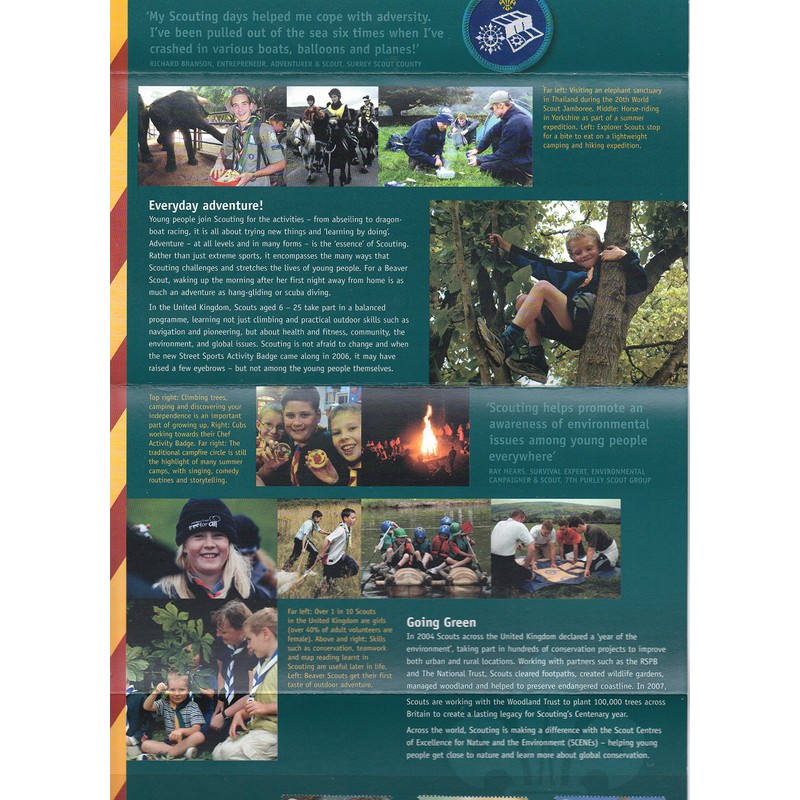 2007 Scouting Stamps in Presentation pack