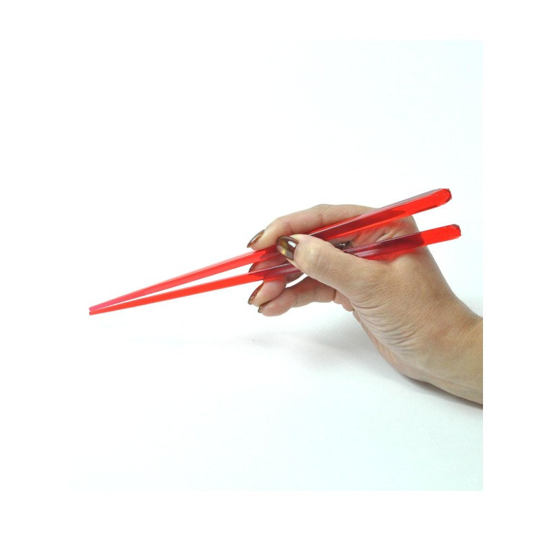 Aoba 550228 Dishwasher Clear Chopsticks 3P Colorful Made in Japan