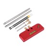 Woodworking Linear Scriber Mortise Gauge Ruler Double Head Aluminium Alloy