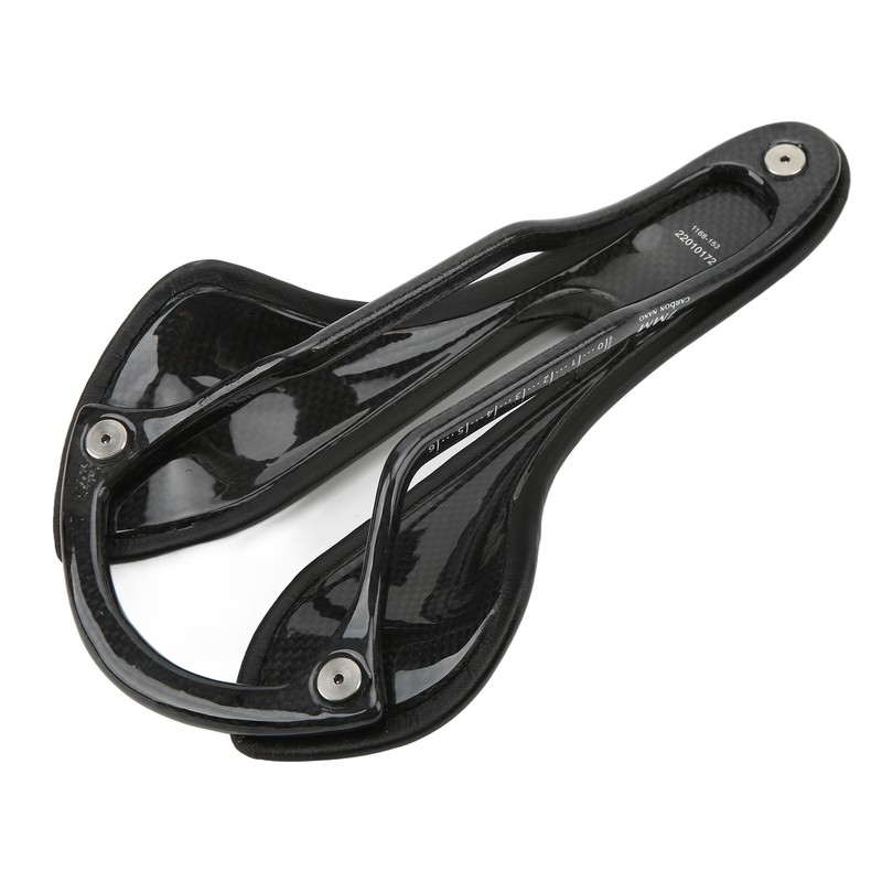 Carbon Fiber Bike Saddle Microfiber Leather Surface Hollow Seat Cushion