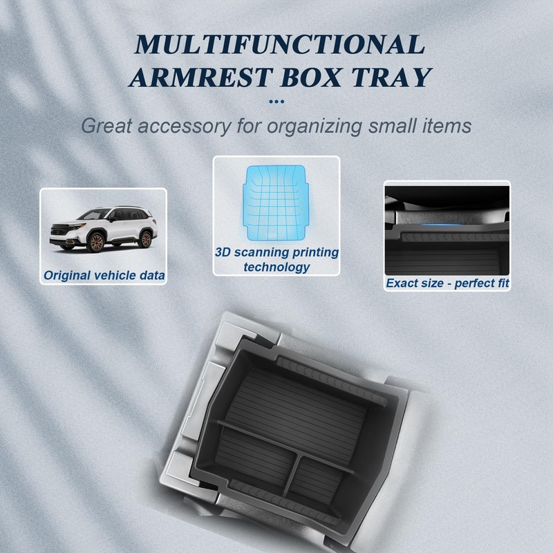 BIBIBO for 2025 Subaru Forester Center Console Organizer 2025 Subaru