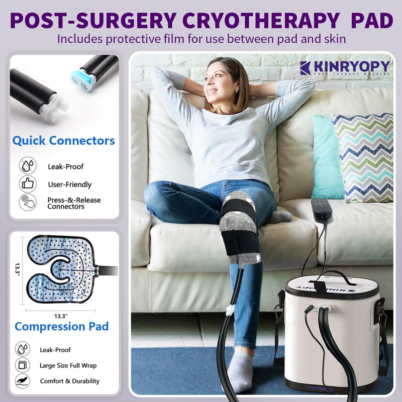 KINRYOPY Cold Therapy Machine Pad - Use only with KINRYOPY