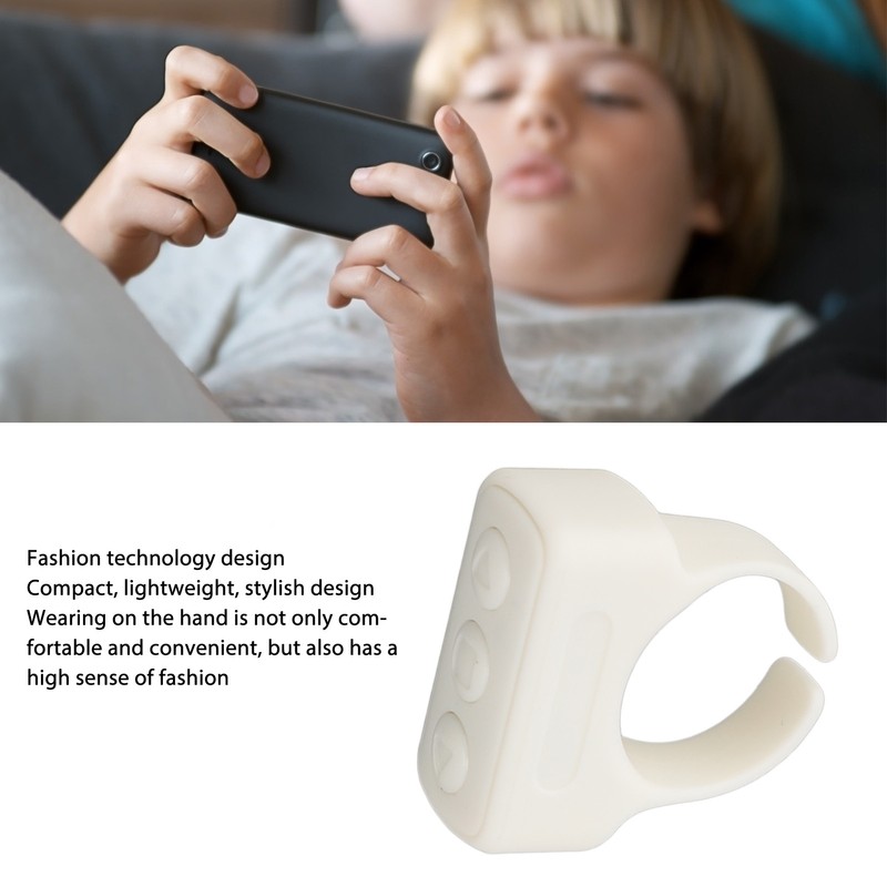 Bluetooth Ring Controller Multifunction Fashion Selfie Remote BT 5.0 Wireless