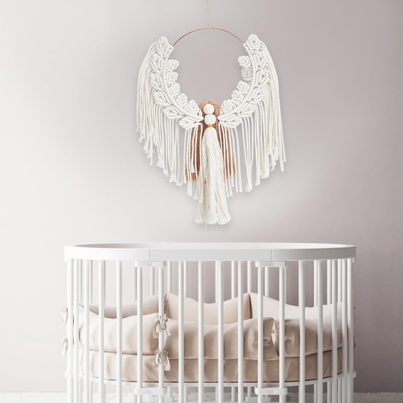 ORIGACH DIY Angel Macrame Kit, Boho Macrame Angel Ethereal Kit