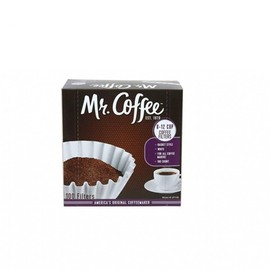Mr. Coffee Basket Coffee Filters, 8-12 Cup, White Paper, 8-inch, 100-Count Boxes (Pack of 12)