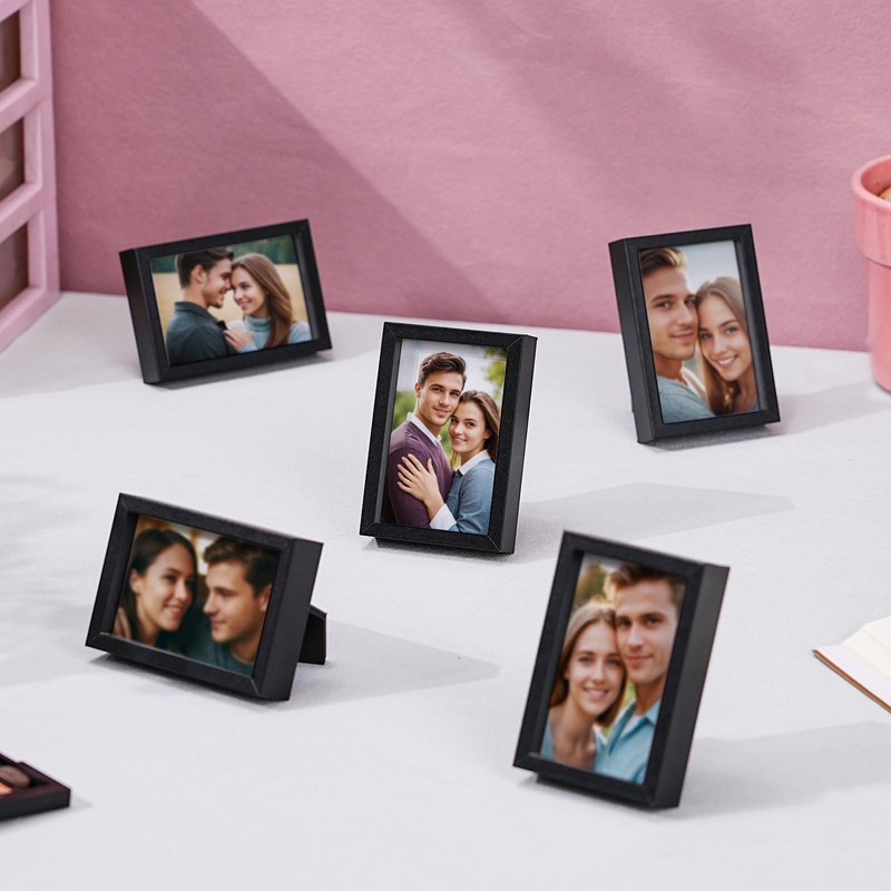 Winlor Small Picture Frames, Mini Size Baby Photo Frame, 2x3'',