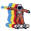 Spaceman Astronaut Skateboard Patch Embroidered Applique Badge Iron On Sew