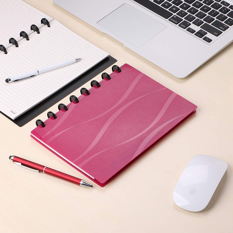 Eagle Discbound Notebook, Customizable Notebook, Junior Size, Poly Cover, 60