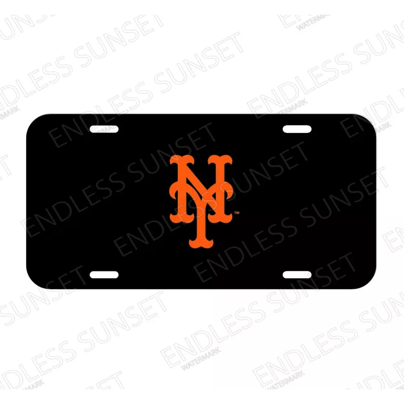 Amel NY New York Mets BaseBall Big Apple License Plate
