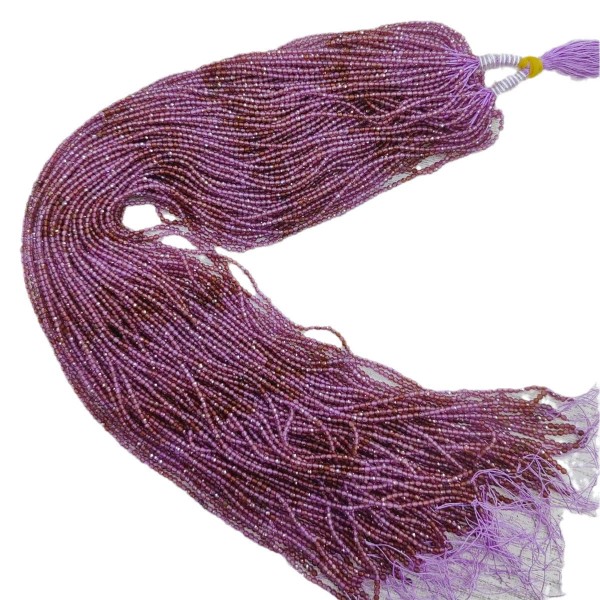 Gradient Garnet Faceted Round Beads Size 2.2mm 15.5'' Strand (2.2mm)