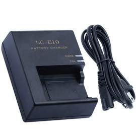 LC-E10 Battery Quick Charger for Canon: LP-E10 LC-E10C LC-E10E Battery Compatible with Canon EOS Rebel T3 T5 T6 T7 T100 1500D 2000D 3000D 4000D 1300D 1200D 1100D Cameras Power Supply