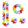 Collar Hawaiano Flores Fiestas, Batucada Evento Boda, 4 Pcs