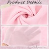 CABODYALS Pink Soild Shawl Chiffon Sheer Shawls and Wraps Womens