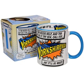 Super Hero Mugs (Yorkshire, Scotland, Manchester, Liverpool, Newcastle, Cornwall, Essex) (Yorkshireman (Yorkshire)