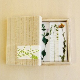 Toumei toumei 押花 katorari-resuto Set of 3 Wood Box