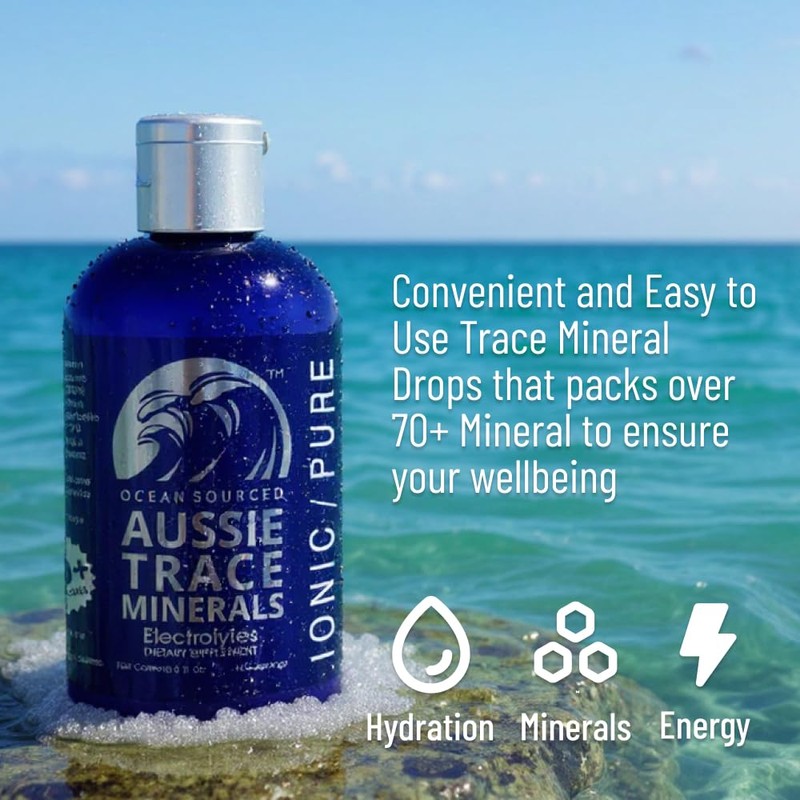 Aussie Trace Minerals - Magnesium Rich, Low Sodium, Complete Electrolyte