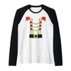 Christmas Nutcracker Squad Toy Soldier Costume Lazy Xmas Raglan Baseball