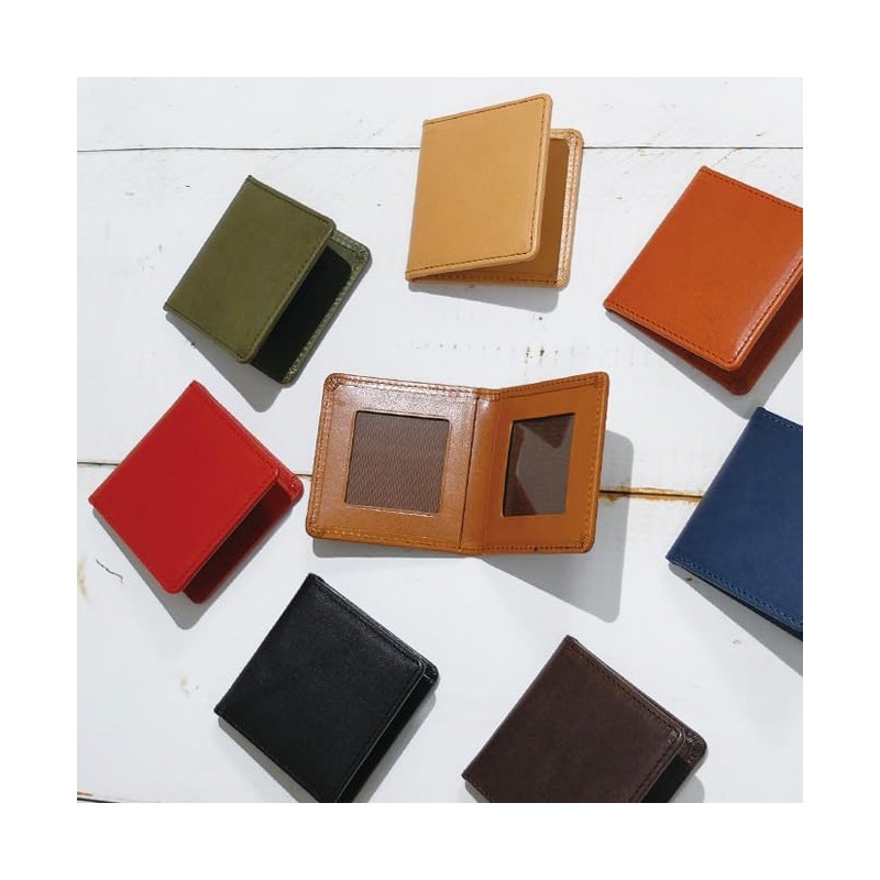 i-story Mini Photo Frame, Tochigi Leather, 2 Sides (Red)