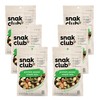 Snak Club Protein Power Snack Mix with Peanuts, Roasted Edamame,