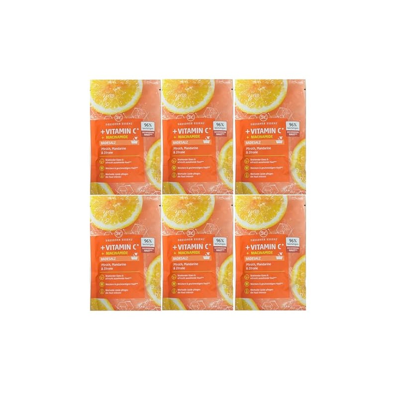 Dresdner Essenz Bath Salts + Vitamin C + Niacinamide 6