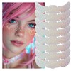 Pack of 8 Glitter Freckles, Face Tattoos for Women and