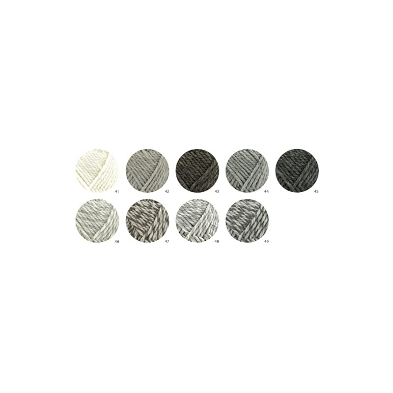 Hamanaka Sonomono Alpaca Wool Yarn, Extra Thick, Col.42, Gray, 1.4