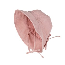 Petinard Label Muslin Summer Hat with Neck Protection, UV Protection (UPF 50+) for Babies and Children, Fishing Hat, pink