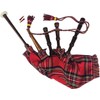 Tartancity Royal Stewart Bagpipe for Kids with 2 Reeds Highland