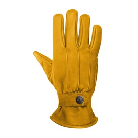 John Doe Grinder XTM Motorcycle Gloves Made of Cowhide Leather Breathable Yellow XXL
