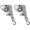 Cutelec 2pcs 1-1/2" Blinds Wand Tilter Mechanism with Square Gear